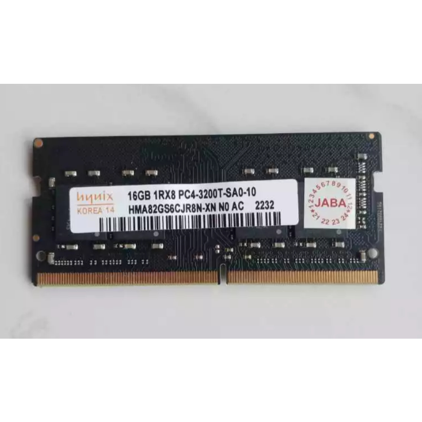 RAM SODIM DDR4 16GB PC3200 BEKAS NORMAL (copotan laptop lenovo)