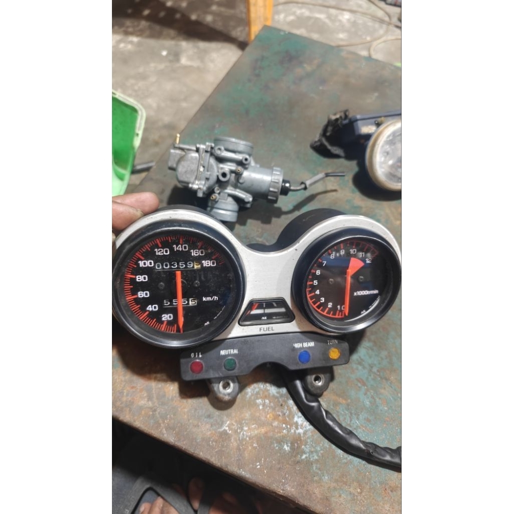speedometer rxz rzr low km copotan