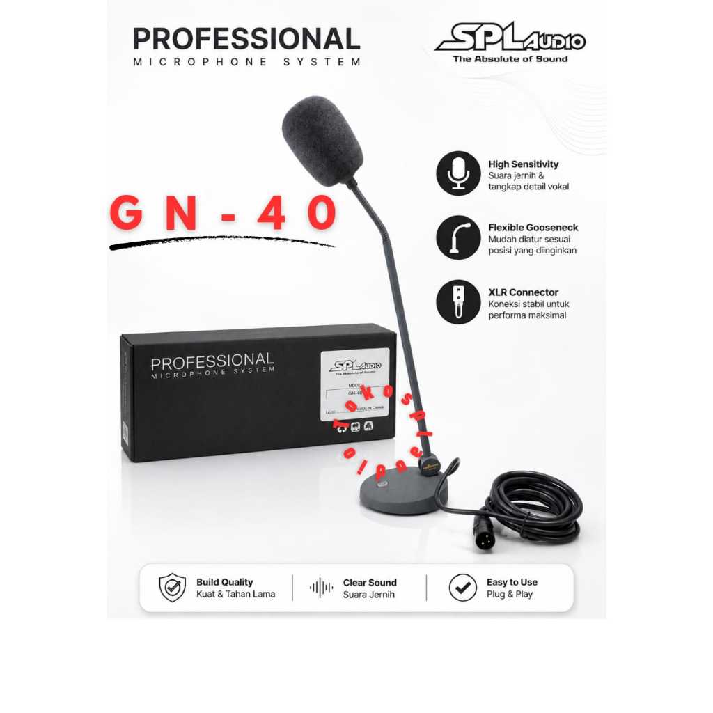 SPL Audio Gooseneck Microphone GN-40