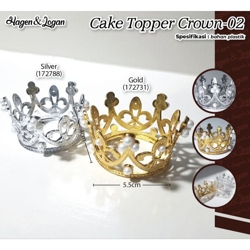Cake Topper Mahkota Mini/Cake Topper Crown Mini