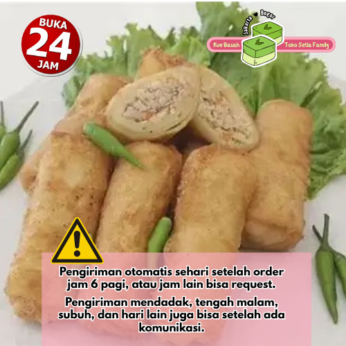 Sosis Solo Jajanan Pasar Kue Subuh Kue Basah Kue Tradisional Murah dan resh Setiap Hari