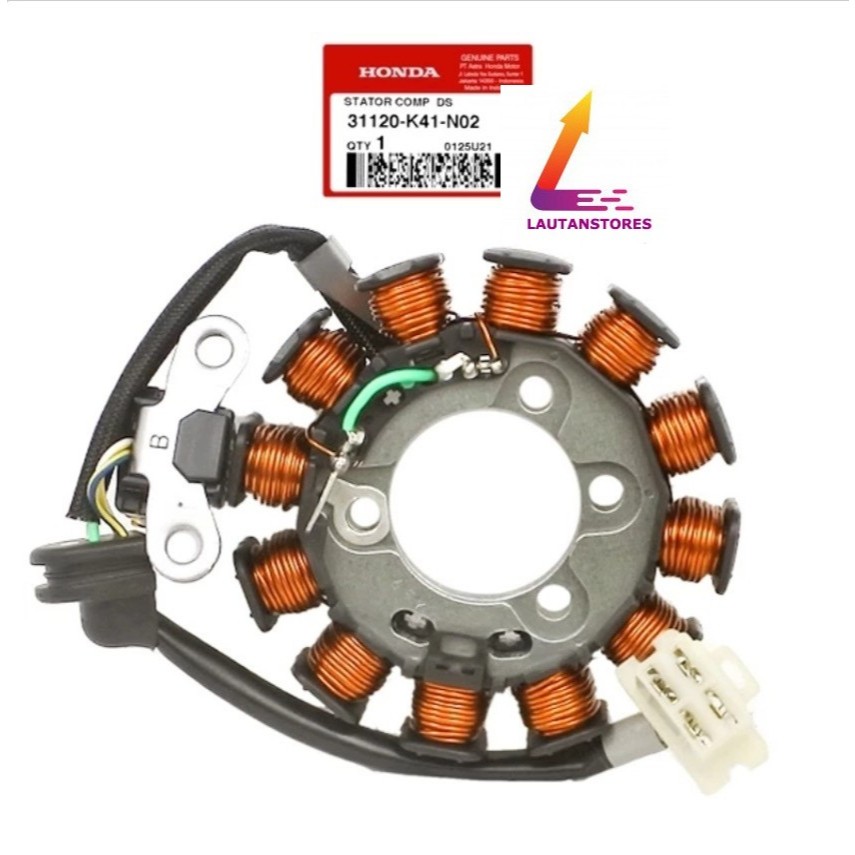 31120-K41-N02 Stator Comp Spol Spul Spool New Supra X 125 Fi Blade 125 Fi DS Denso