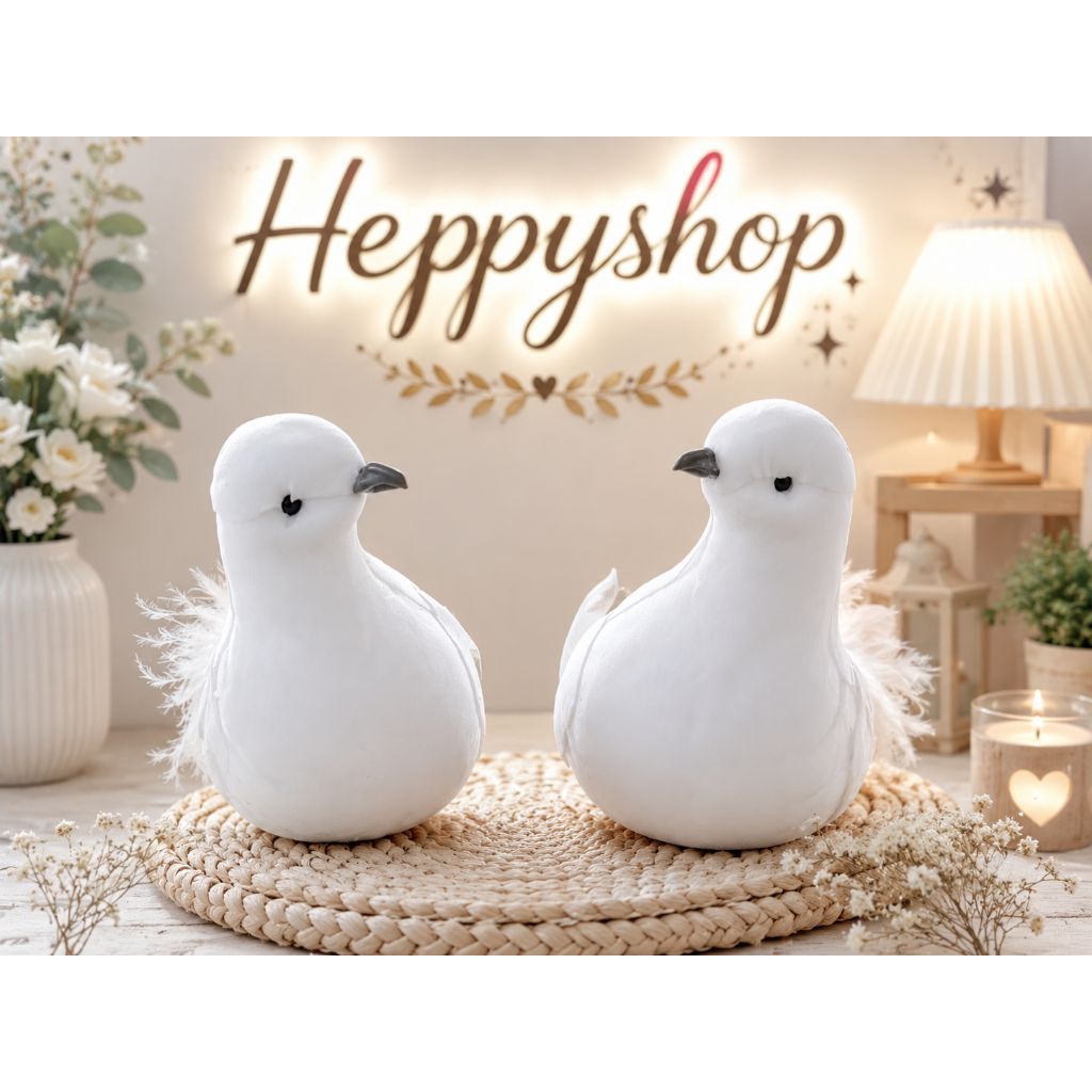 Miniatur Burung Merpati, Hiasan Burung Merpati Putih