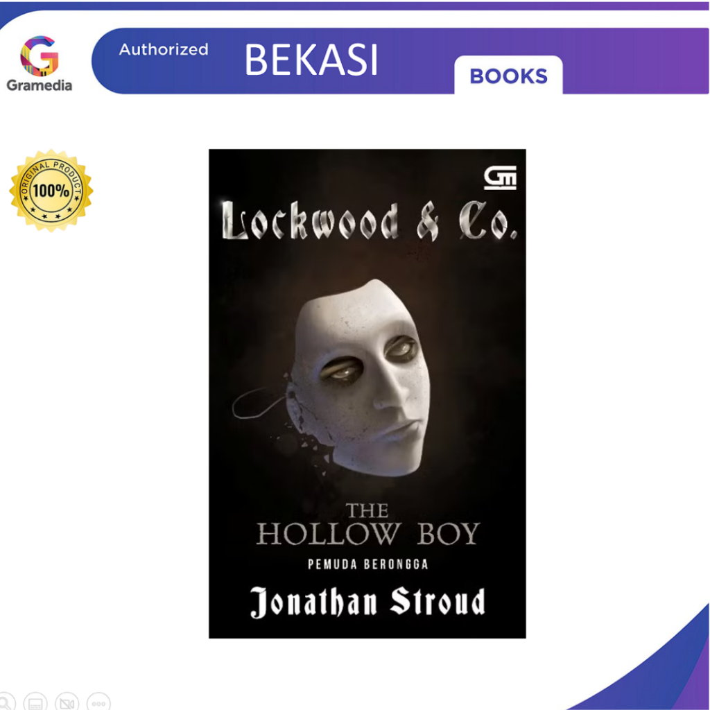 Gramedia Bekasi Lockwood & Co#3: Pemuda Berongga (The Hollow Boy) - Jonathan Stroud