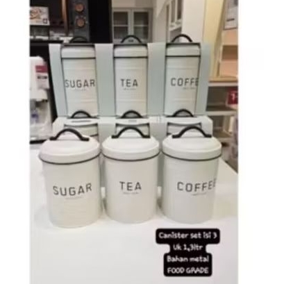 Informa  canister vera toples metal kopi gula teh