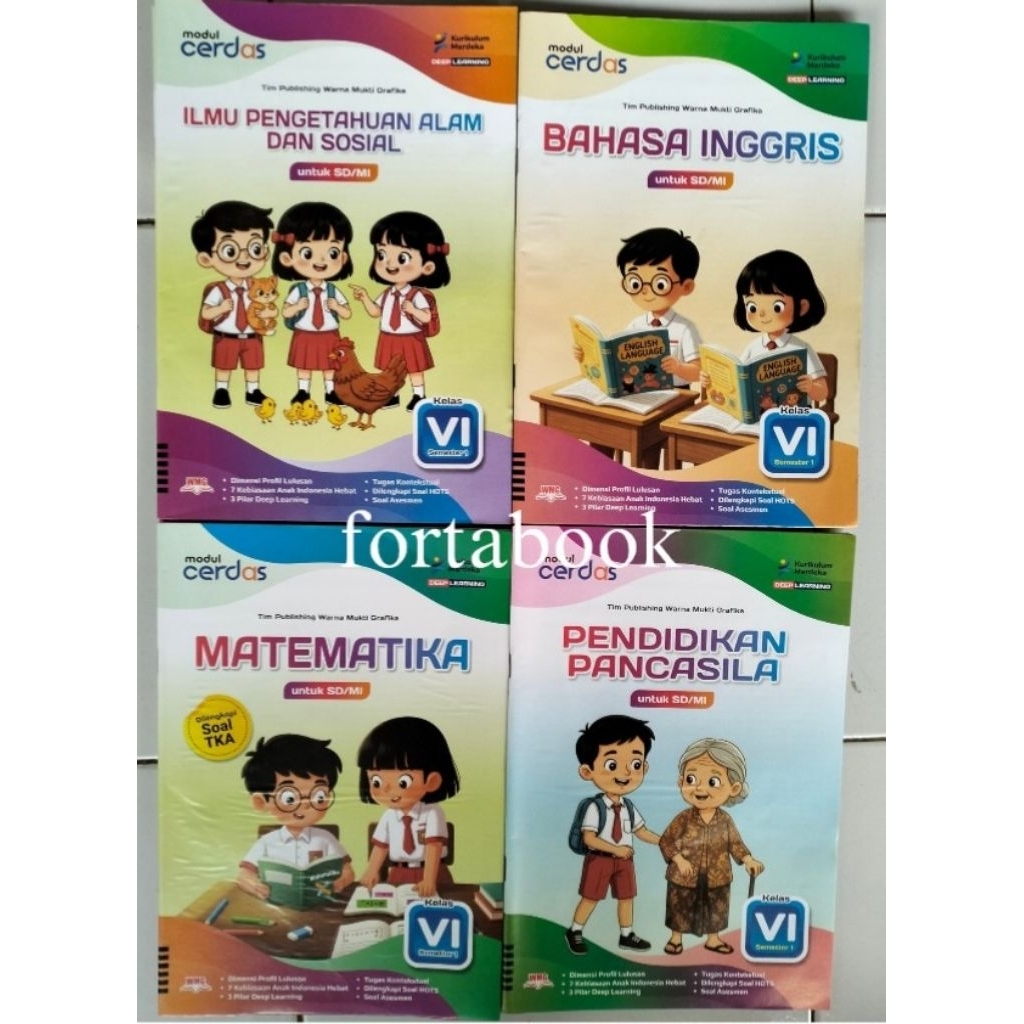 LKS CERDAS SD KELAS 6 KURIKULUM MERDEKA SEMESTER 1