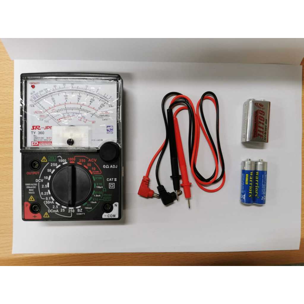 Multitester Analog SR-JPN SR 360 Avo Meter Analog