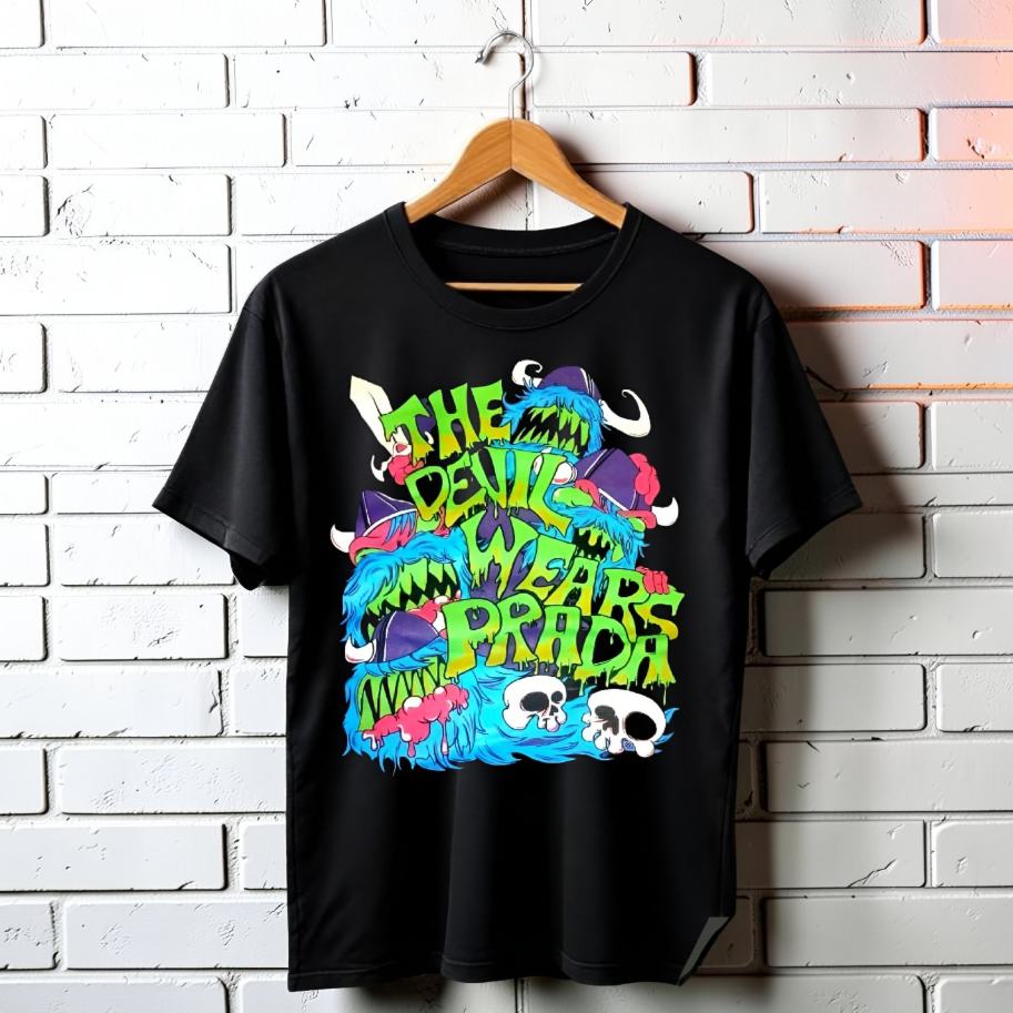 OMERTA Kaos T-Shirt Katun Premium The Devil Wears Prada 5 - Cotton Combed 24s - Pria dan Wanita