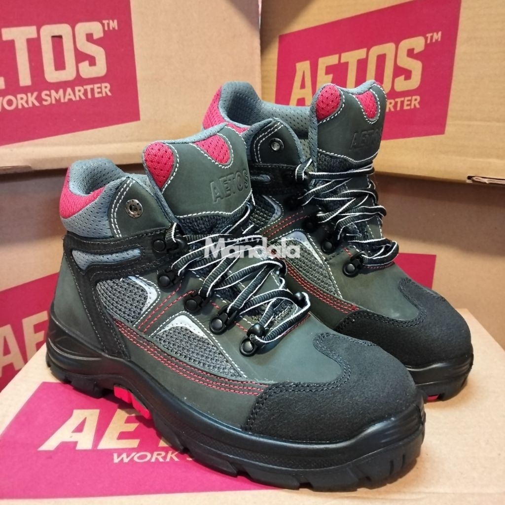 Sepatu Safety Aetos Krypton Grey Original 100% / Safety Boot Aetos Krypton 813088 Original