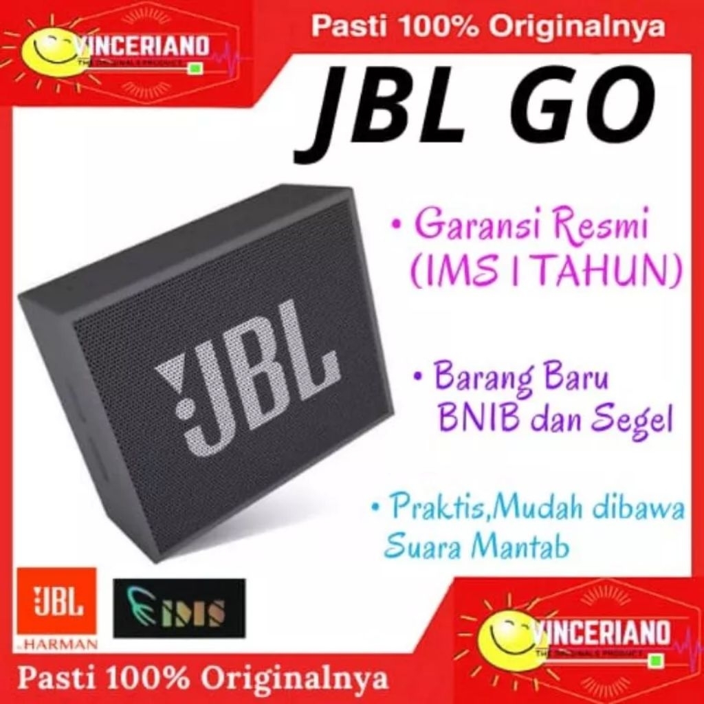 JBL GO 1 ORIGINAL 100% jaminan Original Barang Resmi not jbl go 2 3 4 5 not bose not marshall harman