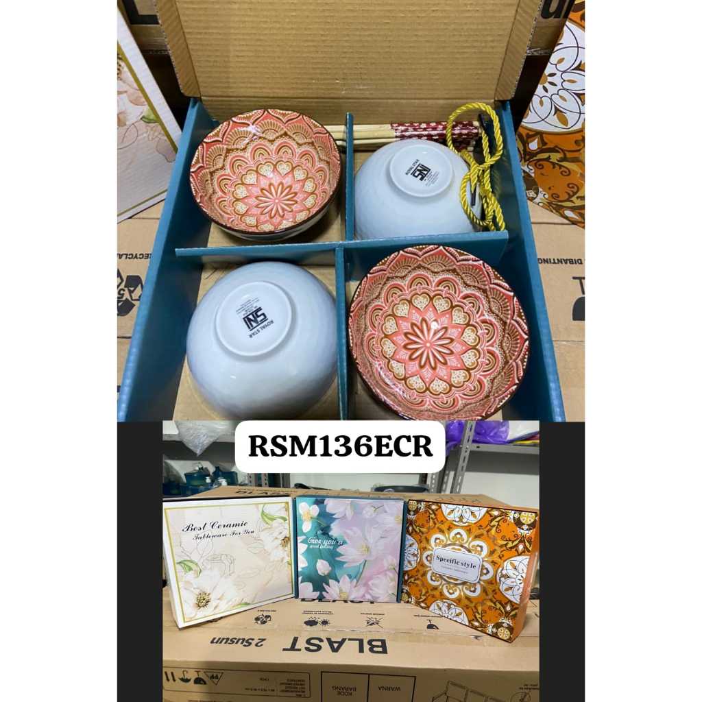 MANGKOK HAMPERS 4 MANGKOK+ 4 SUMPIT/MANGKOK HAMPERS JAPANESE STYLE