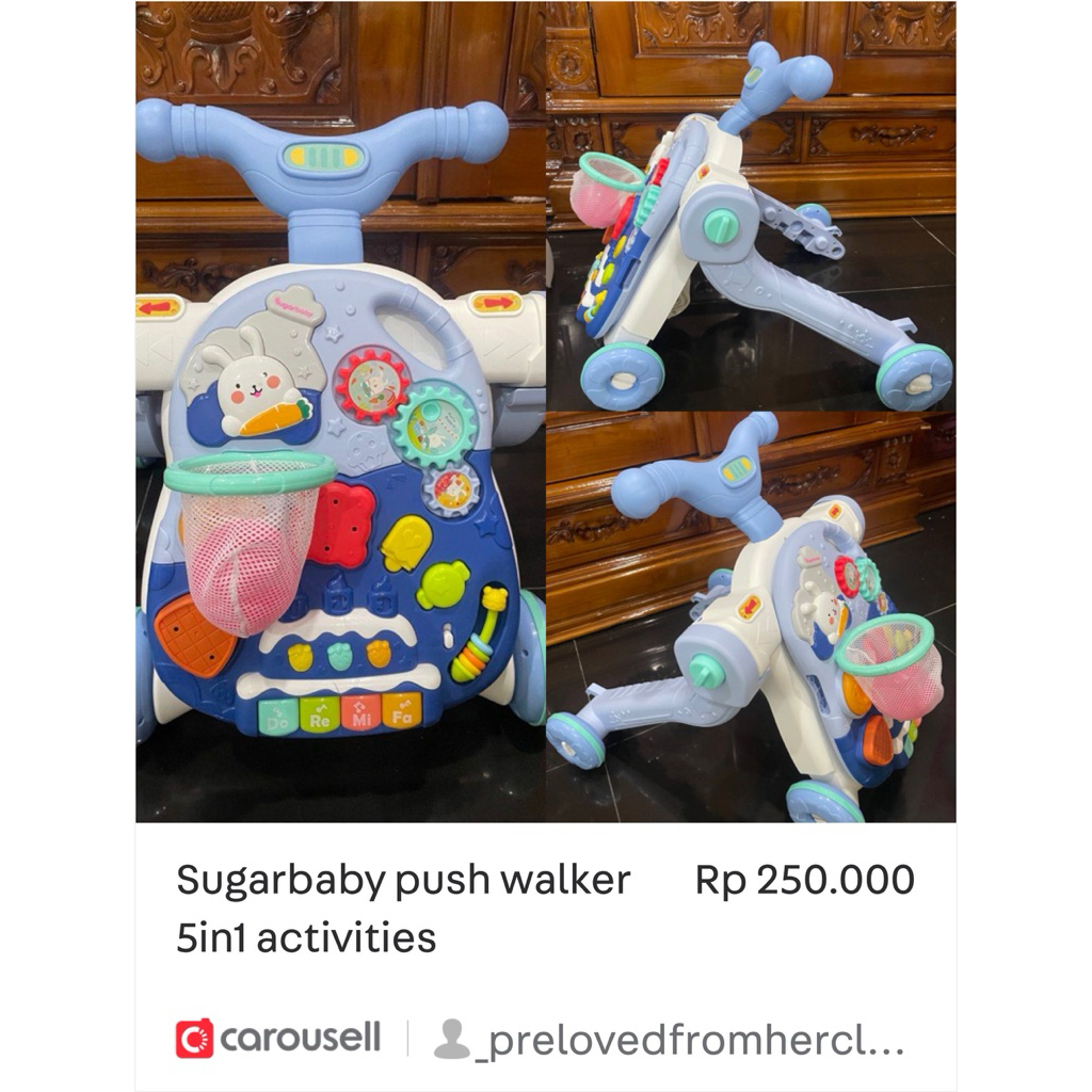 sugarbaby push walker