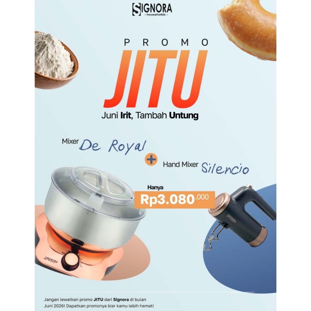 MiIXER DE ROYAL SIGNORA/MIXER SIGNORA/PEMBUAT ROTI