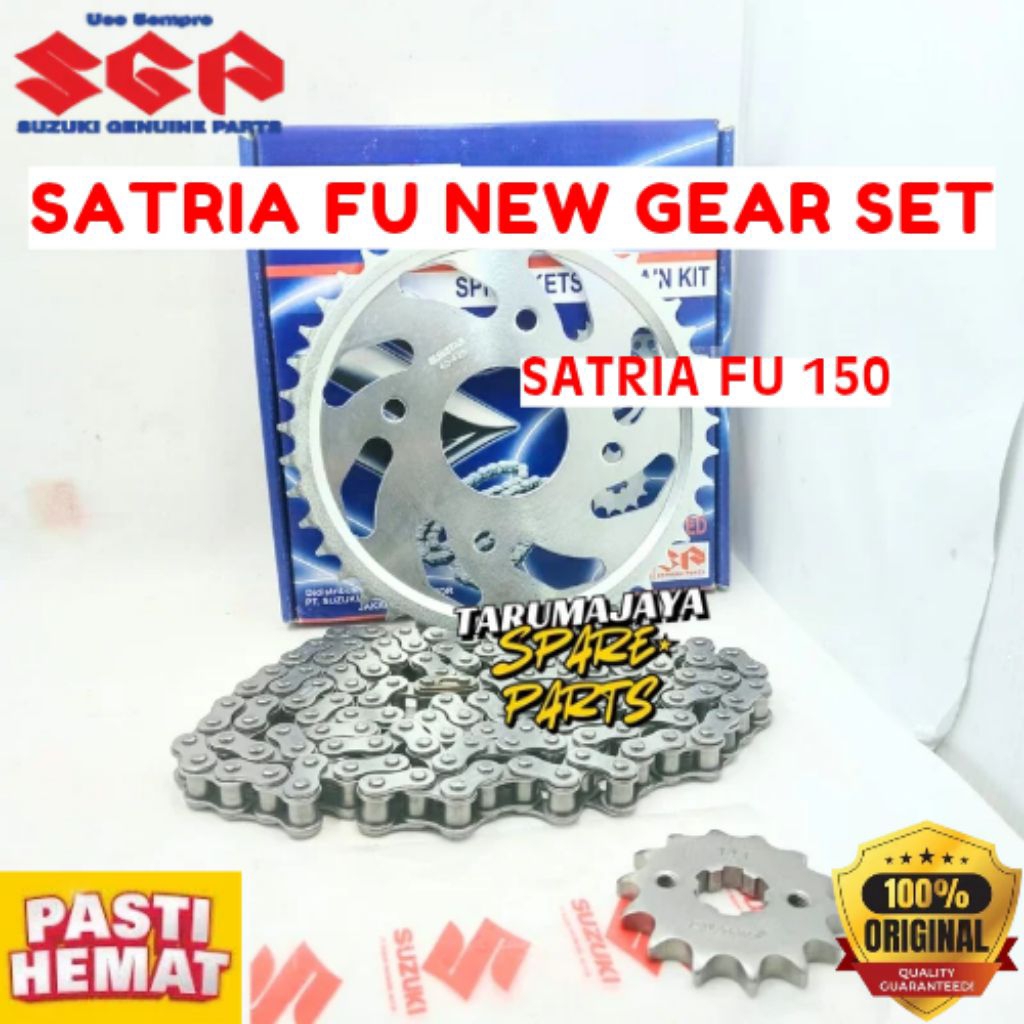 GEAR SET KODE SATRIA FU NEW, GEAR SET SATRIA FU 150 NEW