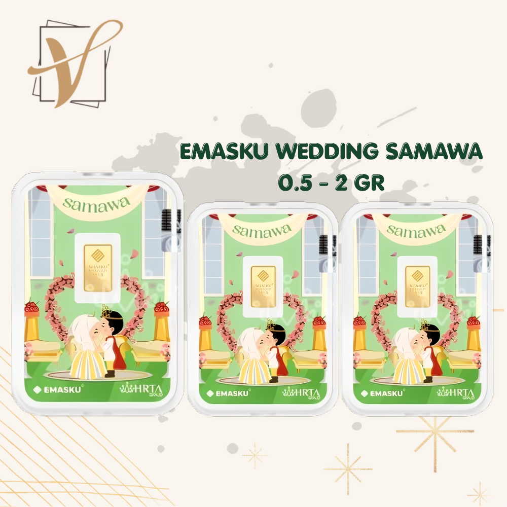 Logam Mulia Emasku Wedding Samawa 0.5 - 2 Gram