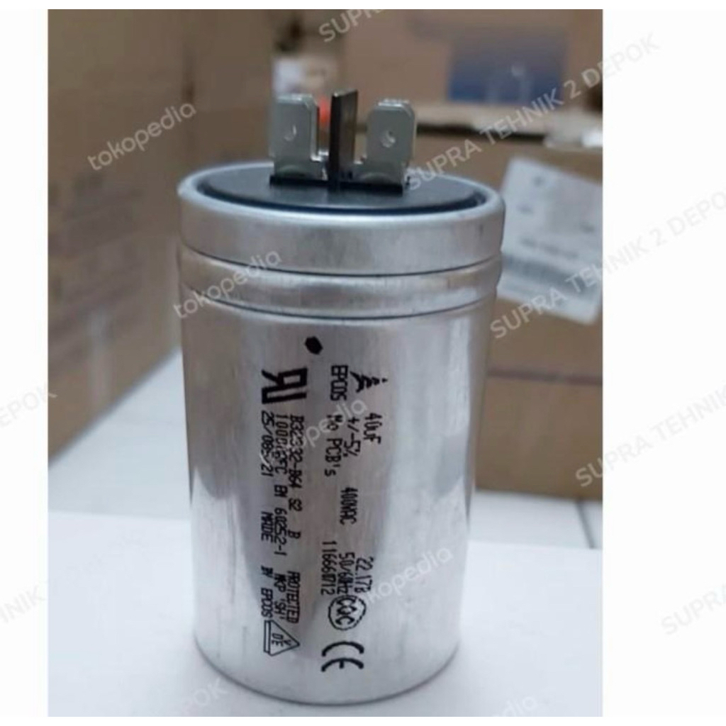 KAPASITOR AC PANASONIC 40UF EPCOS ORIGINAL