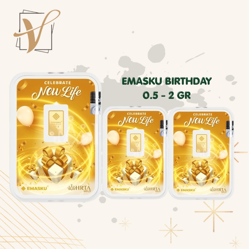 Logam Mulia Emasku Birthday Gold 0.5 - 2 Gram