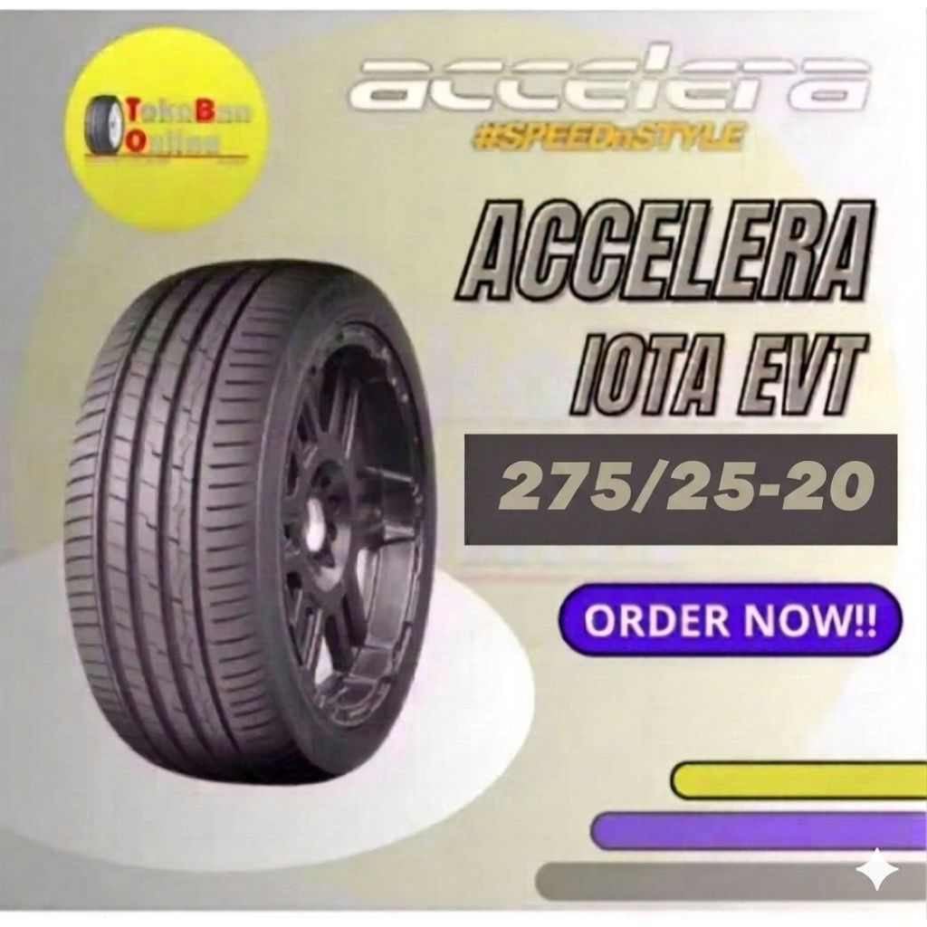 Ban Accelera 275/25 R20 27525R20 27525 R20 275/25R20 275/25/20 R20 R 20 IOTA EVT