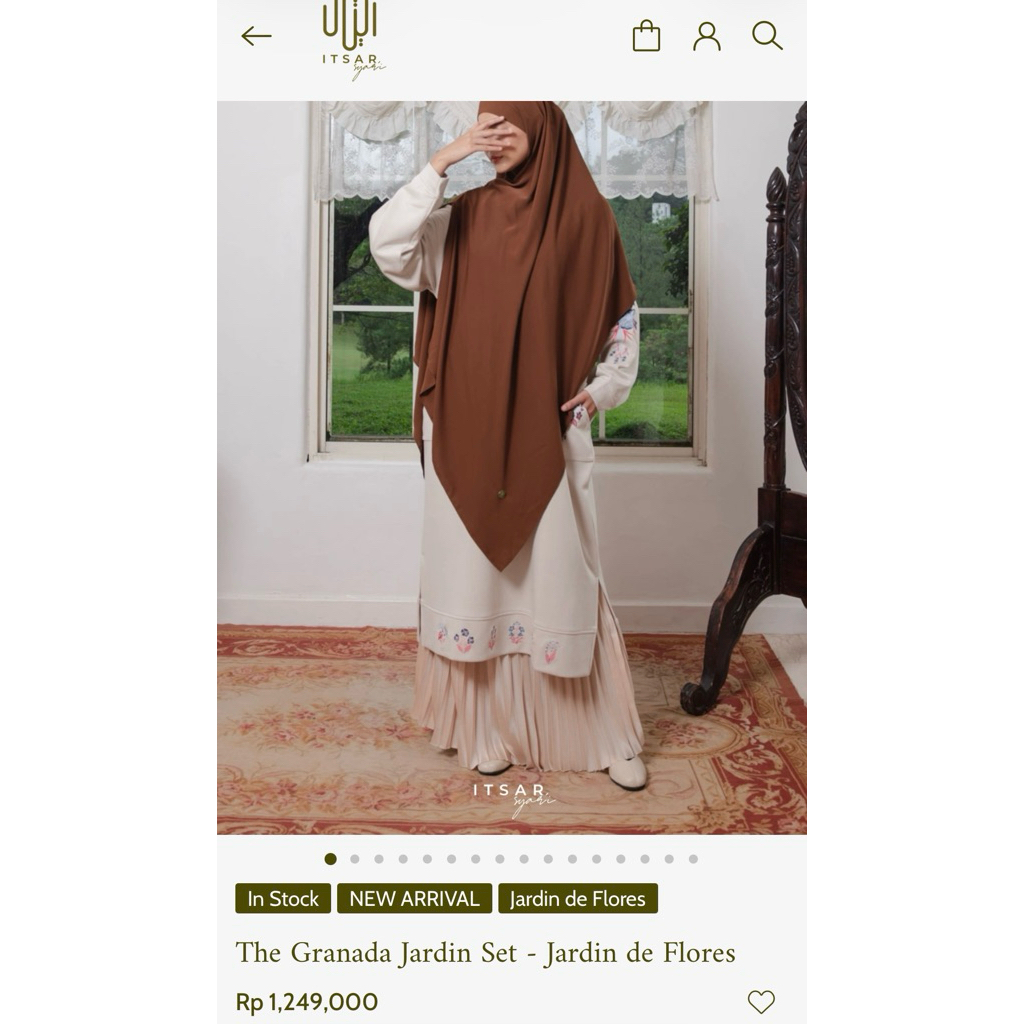 Itsar Syari size S Granada Jardin