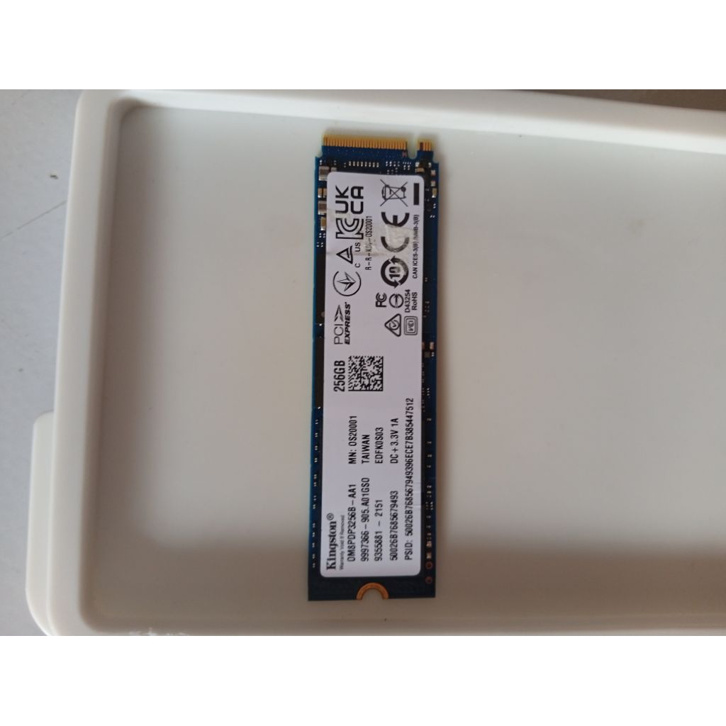 SSD Kingston Nvme 256GB