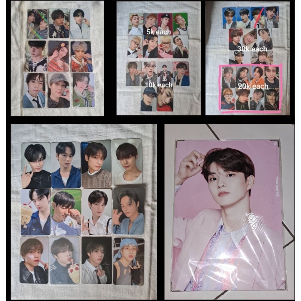 Pc Juyeon Sunwoo Hyunjae Eric Kpop Photocard The Boyz Ready Stock Unexpected a:effect