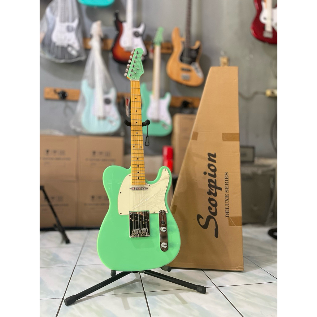 Gitar Elektrik SCORPION ST-130 SGR Original & Baru