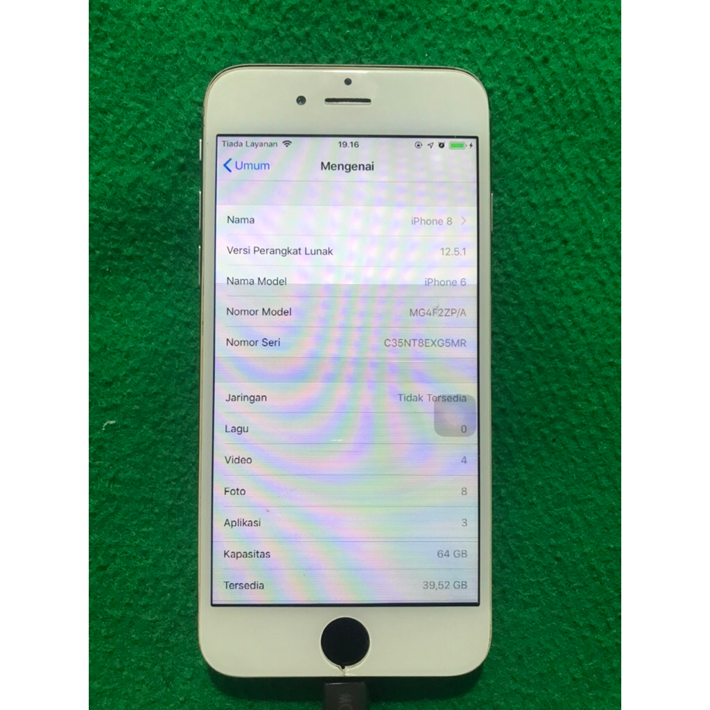 mesin iphone 6 64gb nyala wifi only