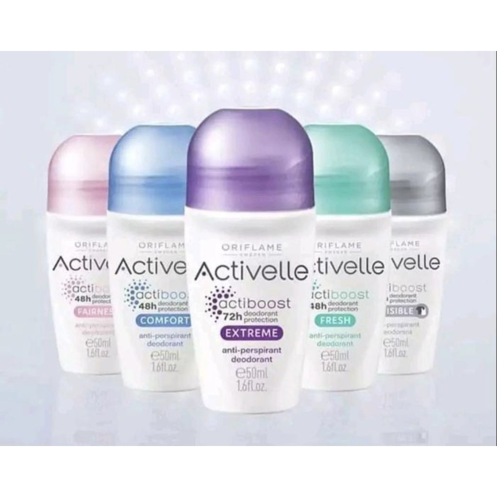 oriflame Deodorant Roll On Activelle Extreme/ even tone/comfort/invisible fresh anti - perspirant