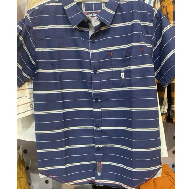Rodeo Junior, Kemeja garis garis anak laki laki “Navy”