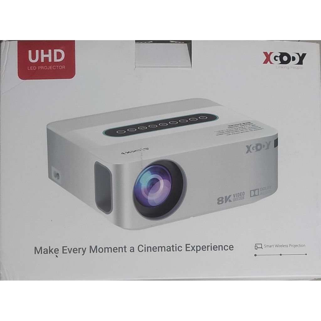 XGODY X1 Smart Proyektor LCD Android 9-FHD1080p-Dolby Atmos 2gb+16gb Bogor