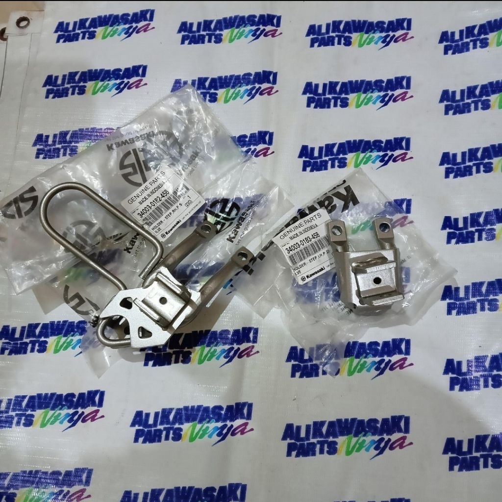 bracket breket dudukan footstep step belakang sepasang kanan kiri kawasaki klx230 klx 230 original