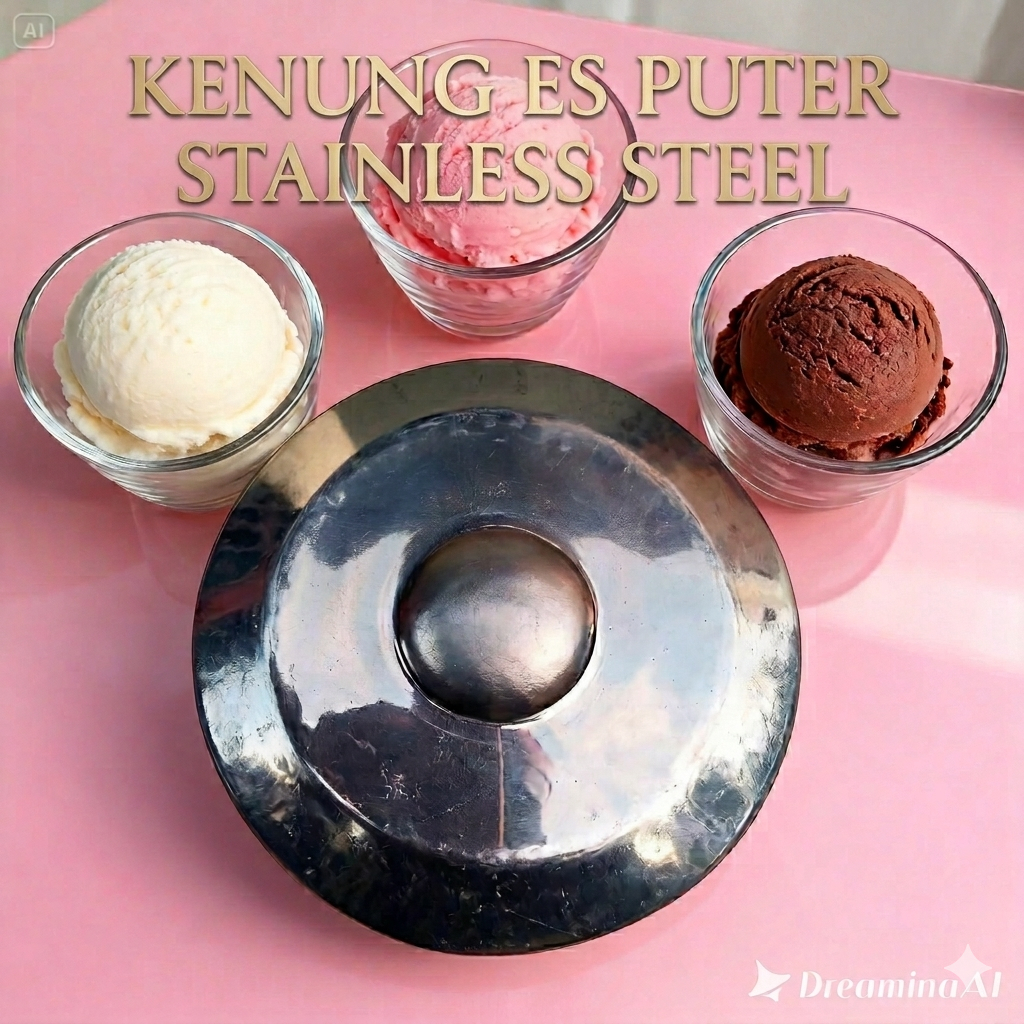 KENUNG/BENDE/GONG ES PUTER DIAMETER 25CM TEBAL