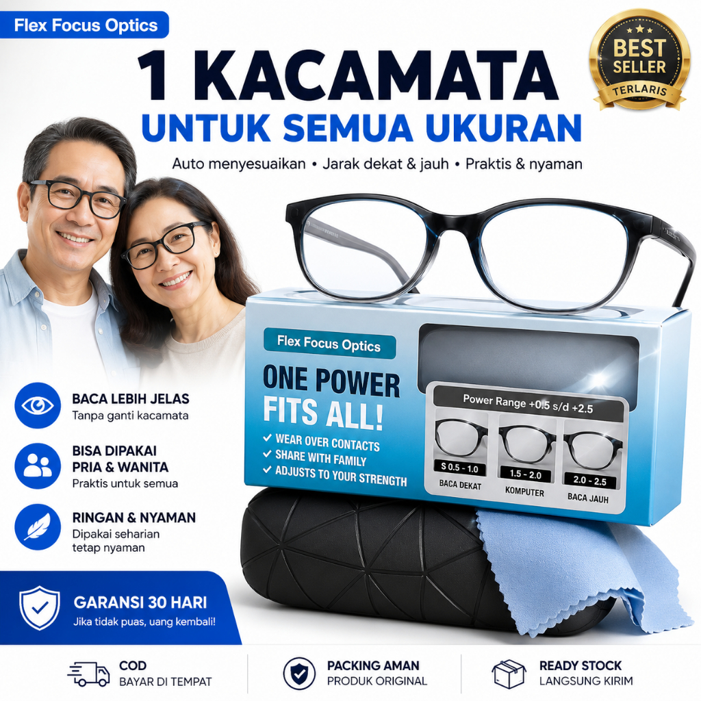 Kacamata Baca Auto Focus One Power Multifungsi