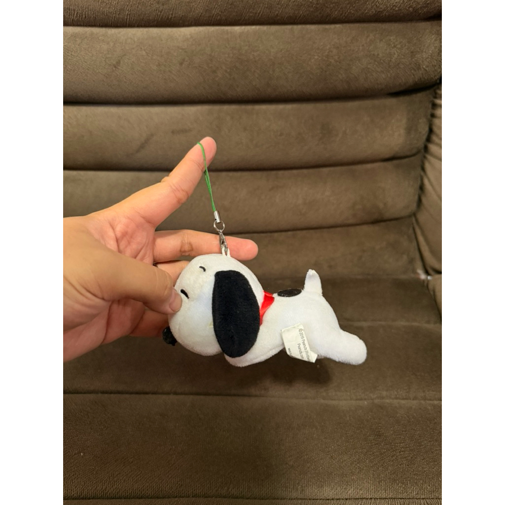 Gantungan kunci/tas boneka SNOOPY kecil peanuts original