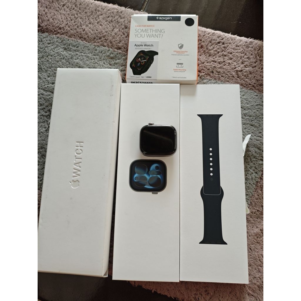 (Second) Apple Watch Series 11 46mm GPS pemakaian pribadi   - Fullset, Mulus, Garansi IBOX On sampai