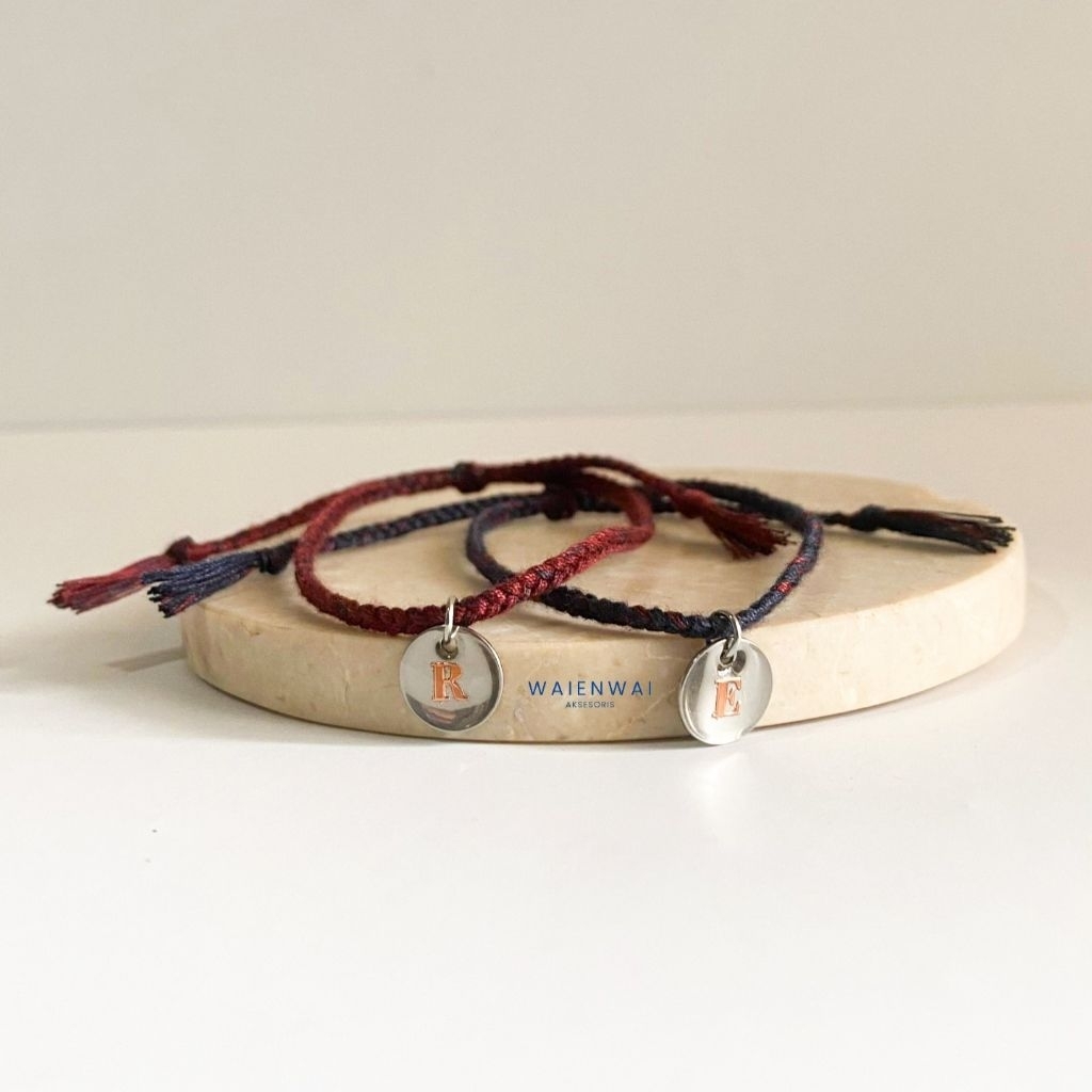Gelang inisial huruf / Gelang Huruf