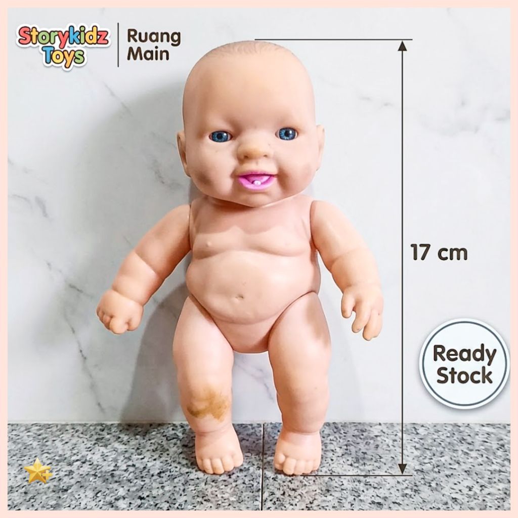 Boneka Bayi Lucu Baby Doll Kecil Preloved Mainan Edukasi Anak Perempuan Boneka Reborn Mini Unik