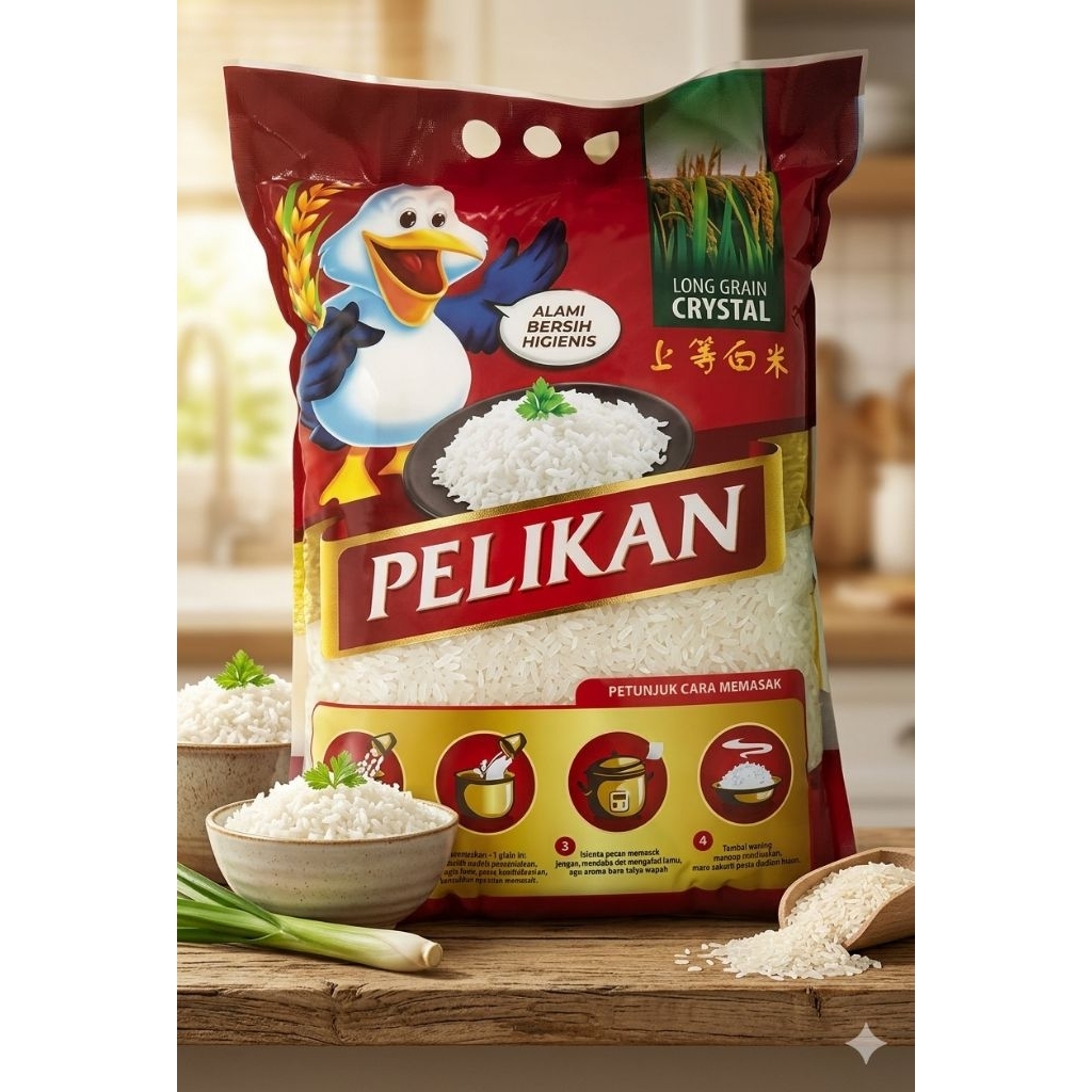 BERAS PELIKAN 5 KG