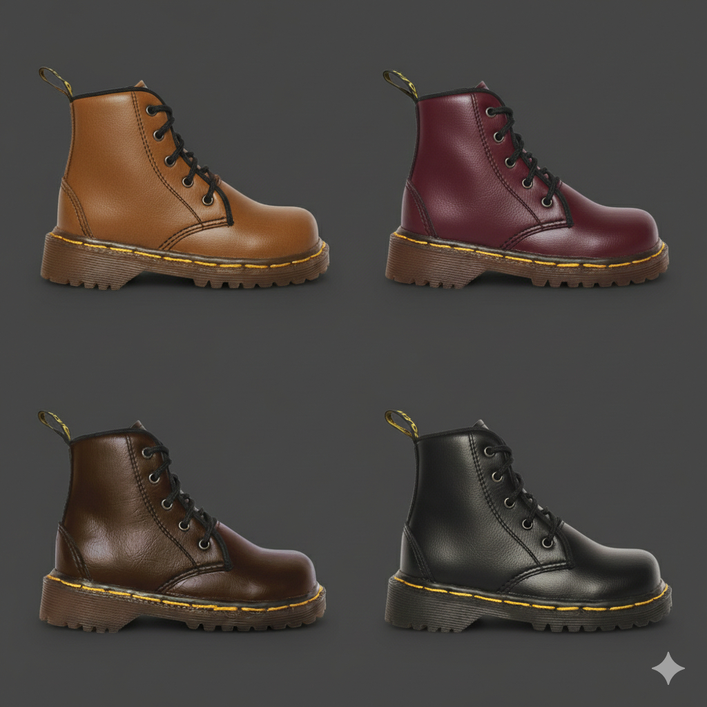 Sepatu Boots Anak Dr. Martens Tan Kids