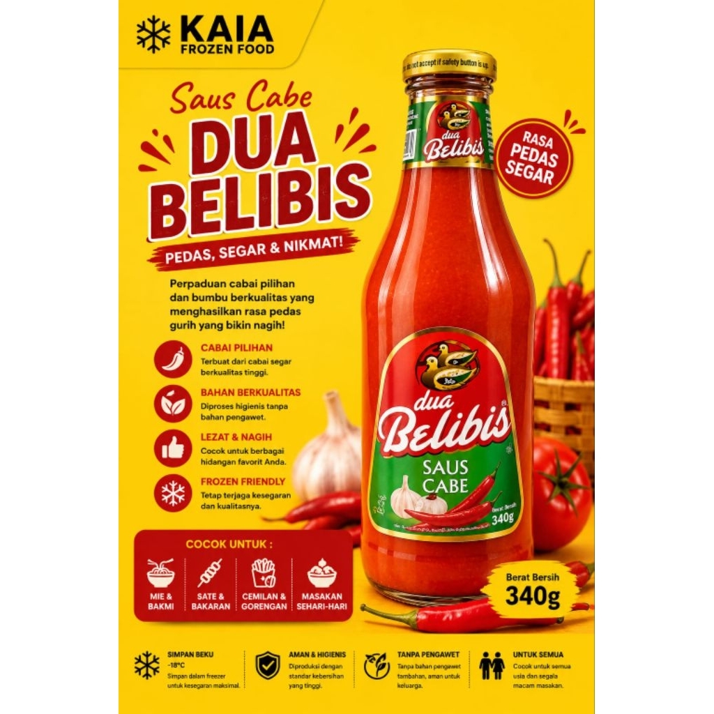 saos sambal belibis 340ml