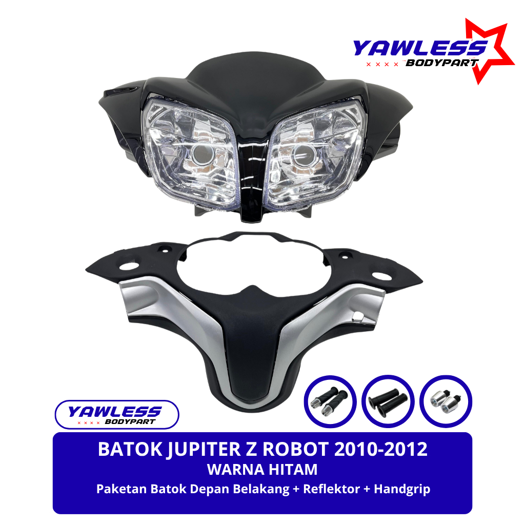 Batok 1 Set Yamaha Jupiter Z Robot 2010 Totok Depan Jupiter Z Robot Warna Hitam