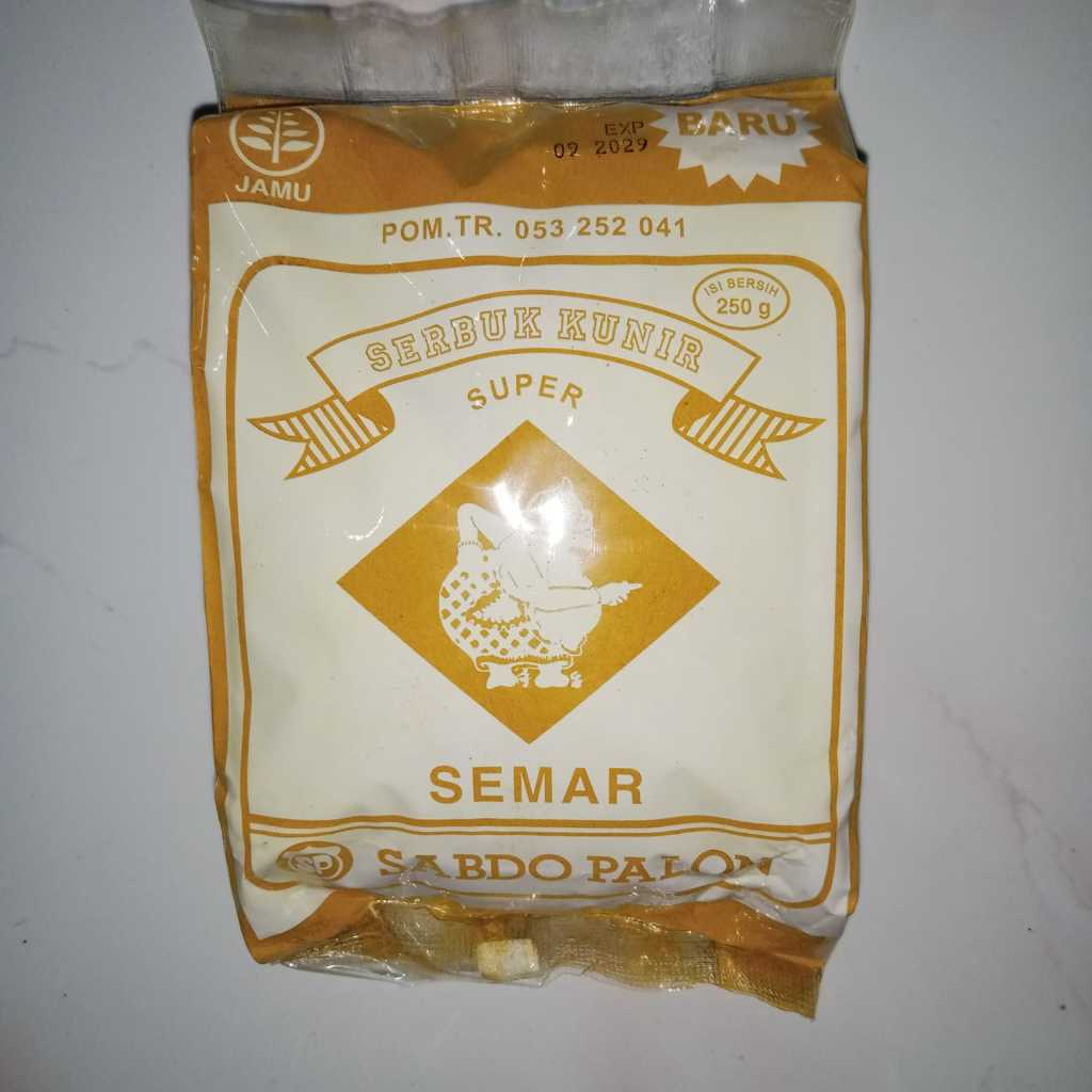 kunir bubuk semar super sabdo palon kemasan 250g