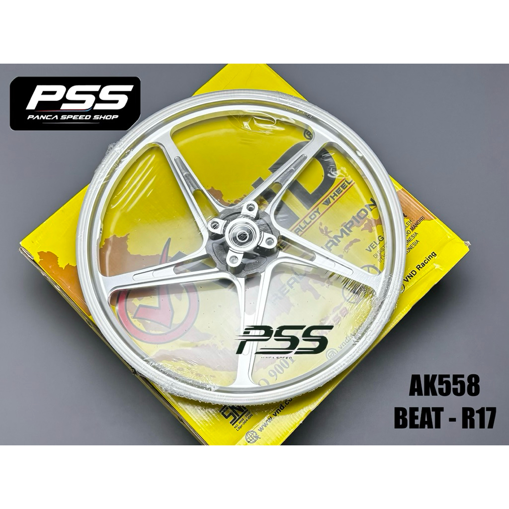 VELG VND AK558 BEAT KARBU SCOOPY  VARIO 110 GENIO BEAT DELUXE VELG VND RACING UK 140/140 RING 17