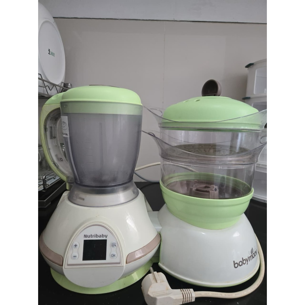 preloved alat masak mpasi Babymoov nutribaby food processor