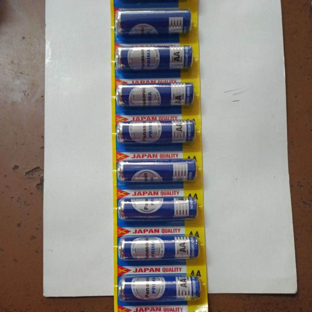 Baterai AA panasonic Prima Biru