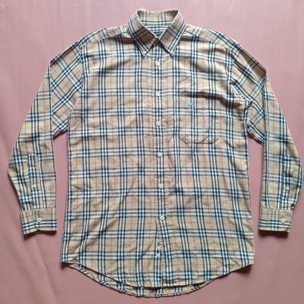 Kemeja Burberry Nova Check Lengan Panjang