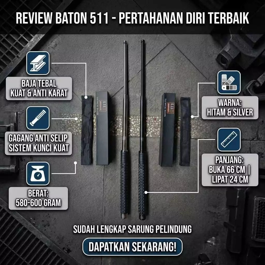 Stik Baton 511 | Stik Baton Police & Holder Baton