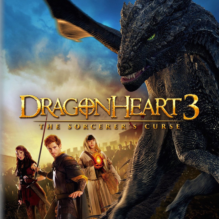 kaset DVD film barat Dragonheart 3: The Sorcerer's Curse (2015)