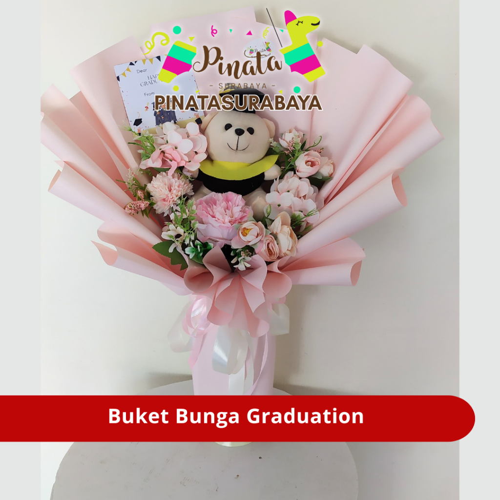 Buket Bunga Surabaya Wisuda Graduation dan Graduasi Flower Bouquet tk anak