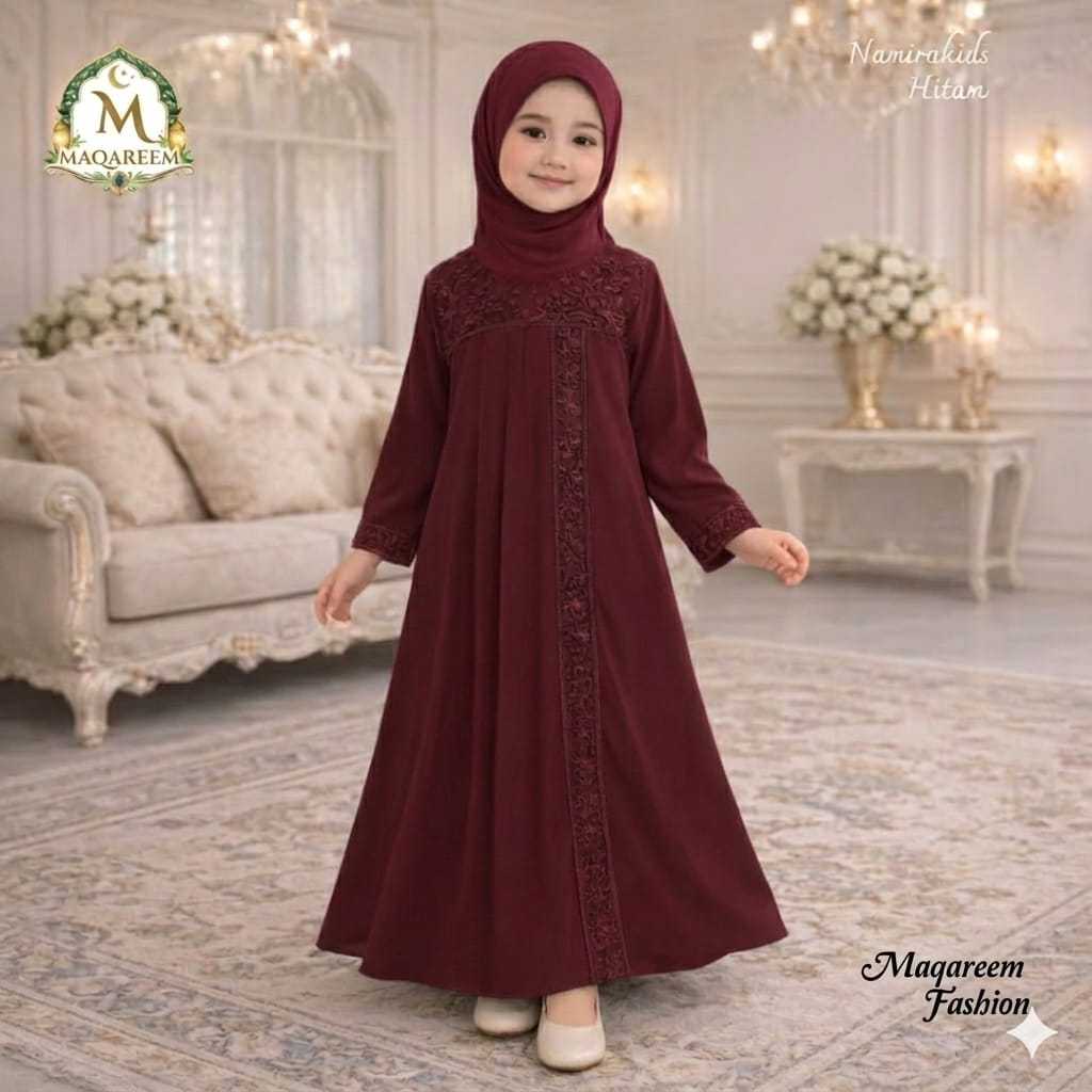 Gamis Anak Mewah Elegan Terbaru 2026 | Gamis Anak Mewah Dress Muslim Anak Premium Bahan Halus